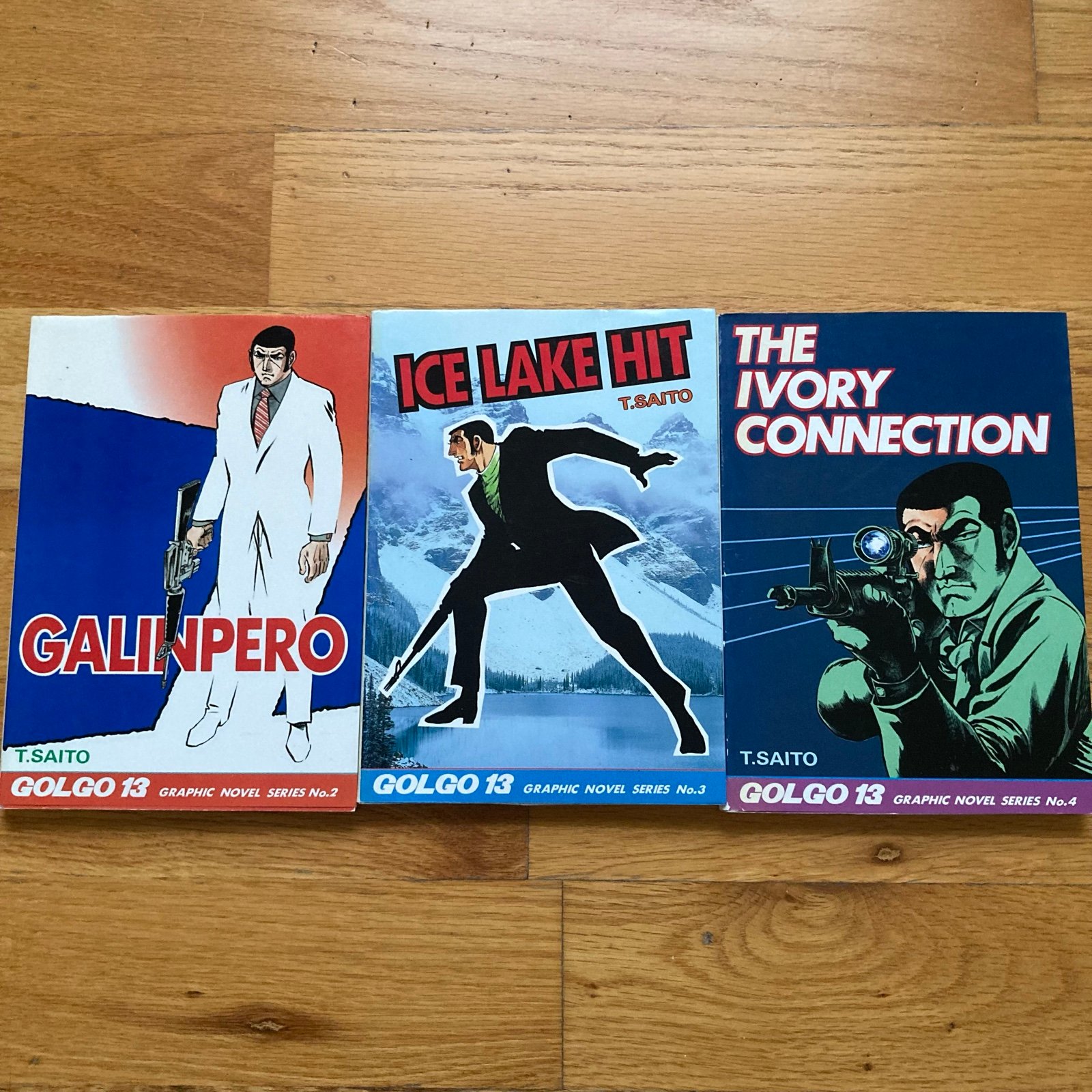 卸し売り購入 Vol 1986) Publishing, (Lead 13 Golgo 2-4 Book Manga English 青年漫画