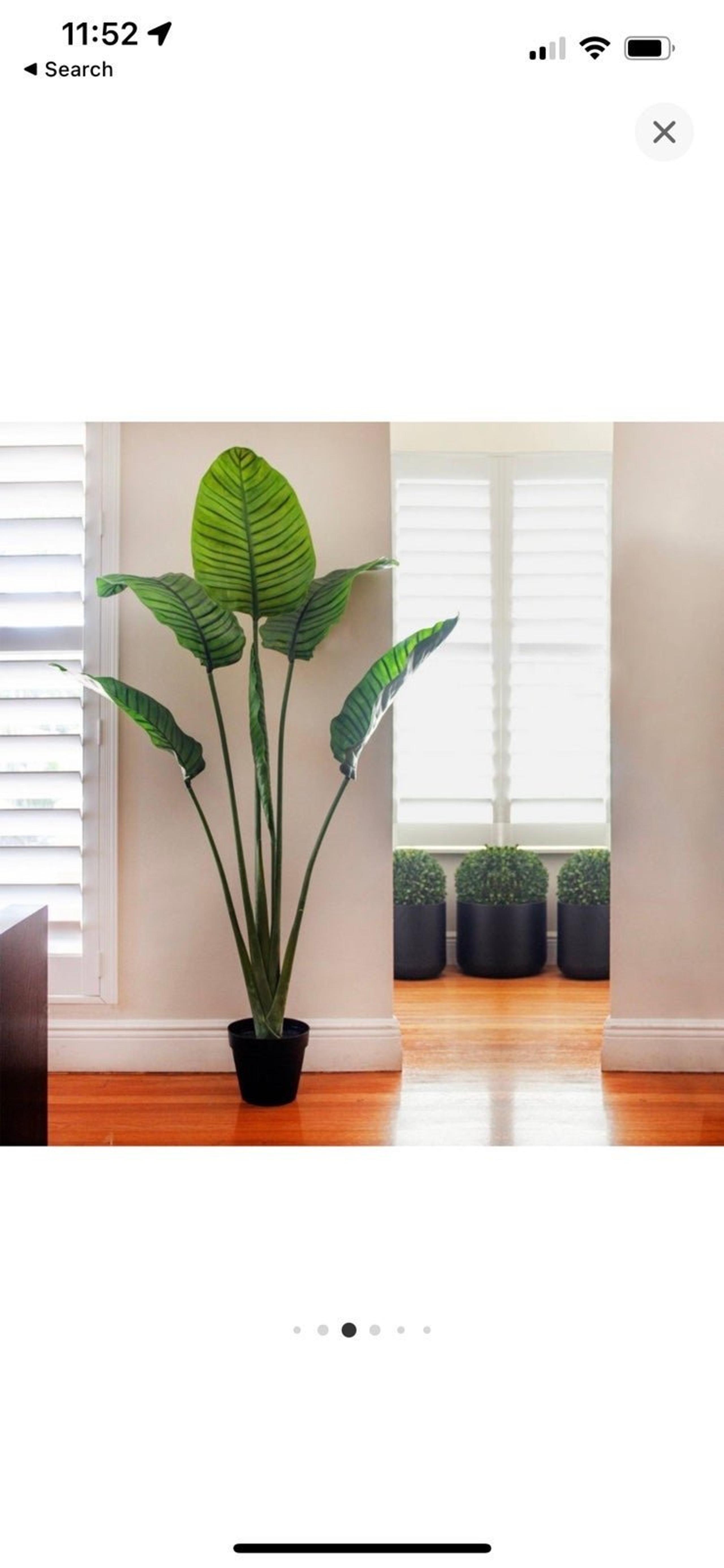 2 Nearly Natural 45” Traveler’s Palm Artificial Plant (Real Touch)