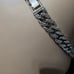 SLIVER AFRICAN SHAPED BLING HIP HOP NECKLACE.