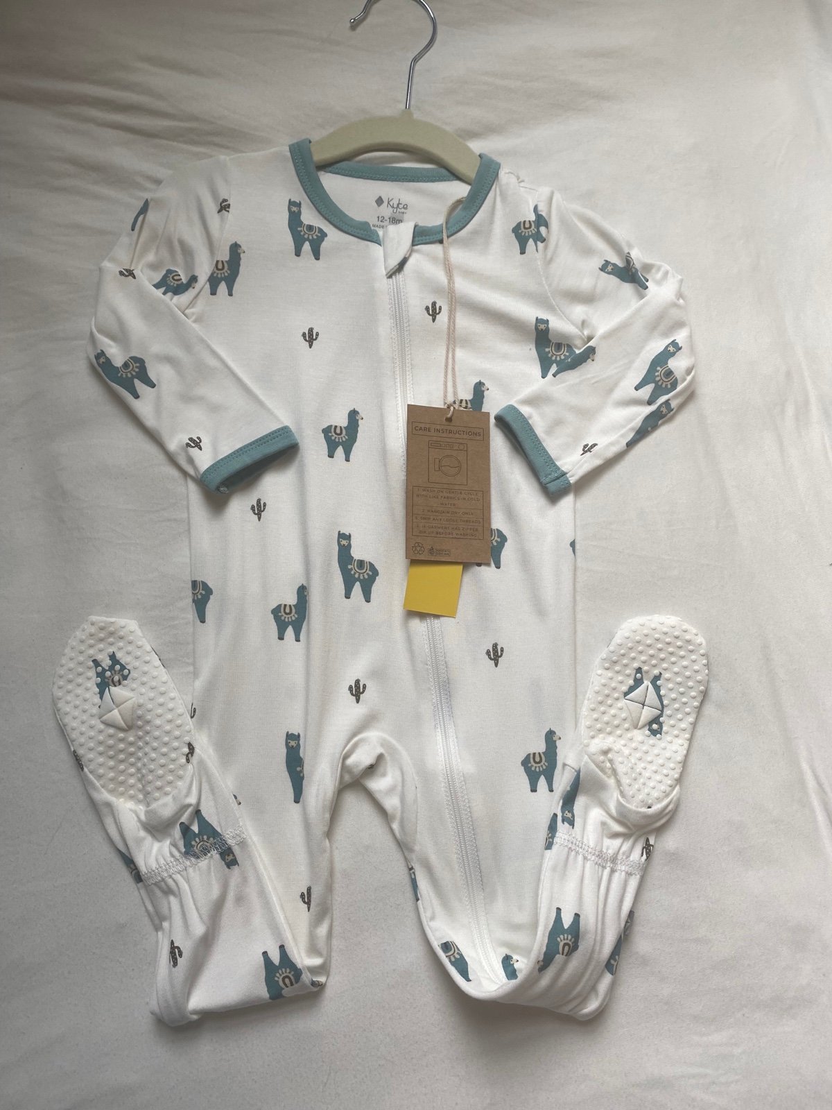 Kyte alpaca zipper pajamas