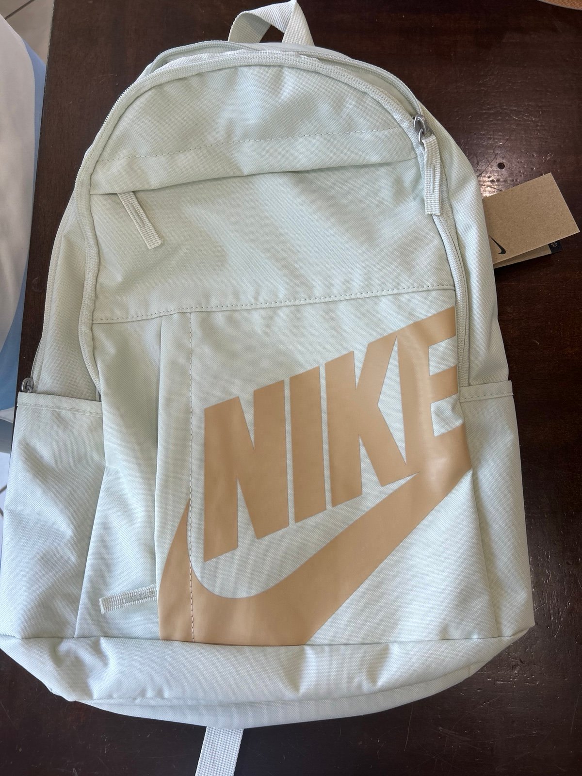 Nike light green backpack