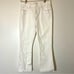 LOFT Excellent Condition White Kick Crop Denim Pants Size 28