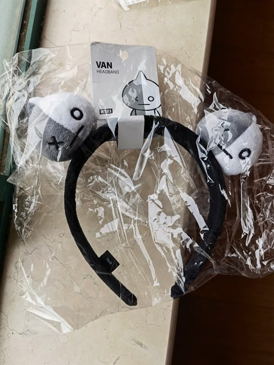 BTS BT21 Official Van headband
