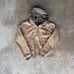 Roxy Men's Khaki Hooded Cotton Jacket