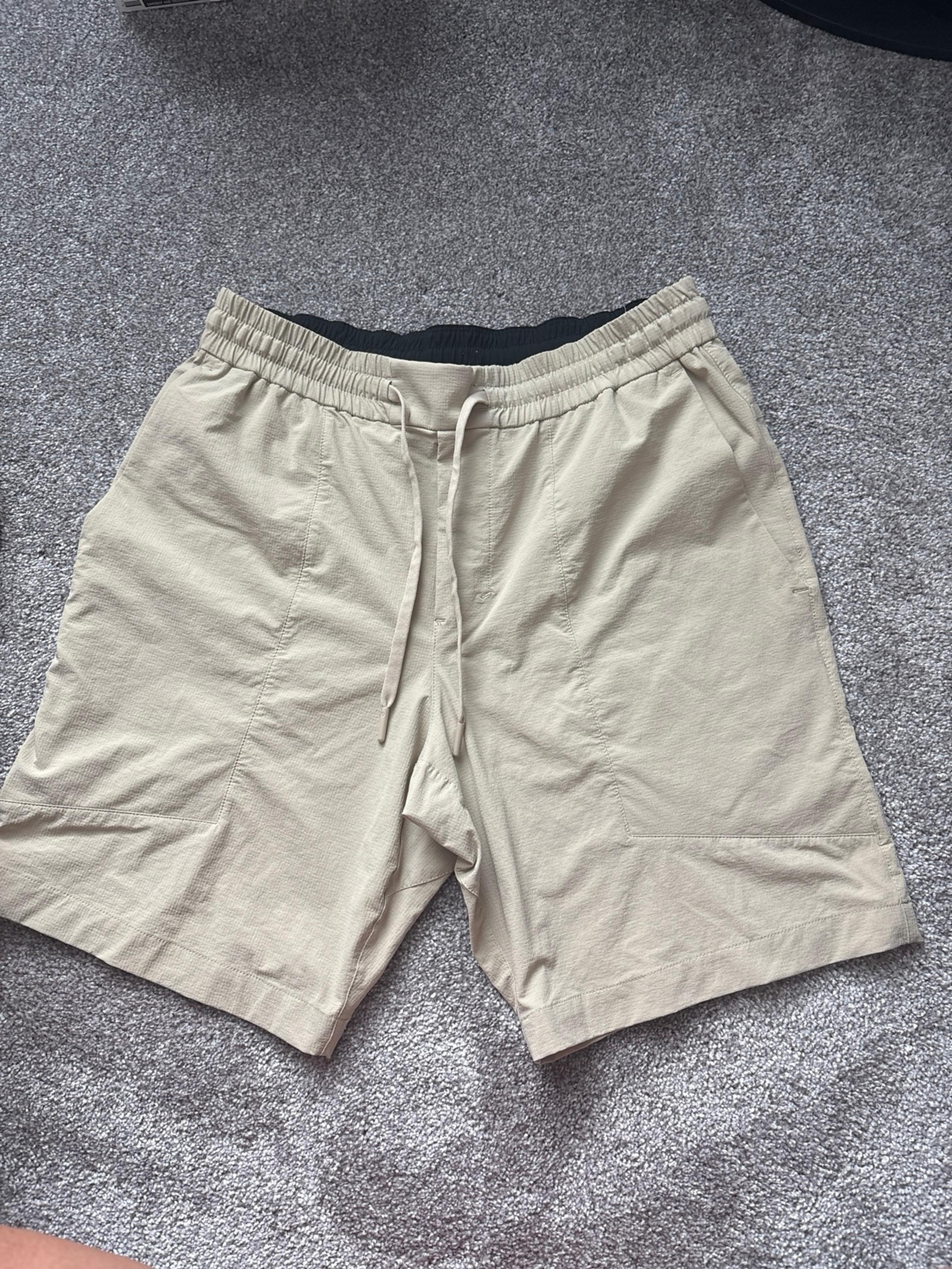 Lululemon Men’s Zeroed In Shorts Tan/khaki Size M