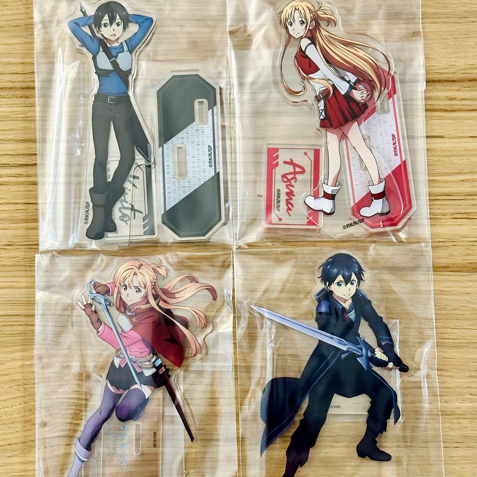 SAO Sword Art Online Progressive Kirito & Asuna Acrylic Stand Bundle