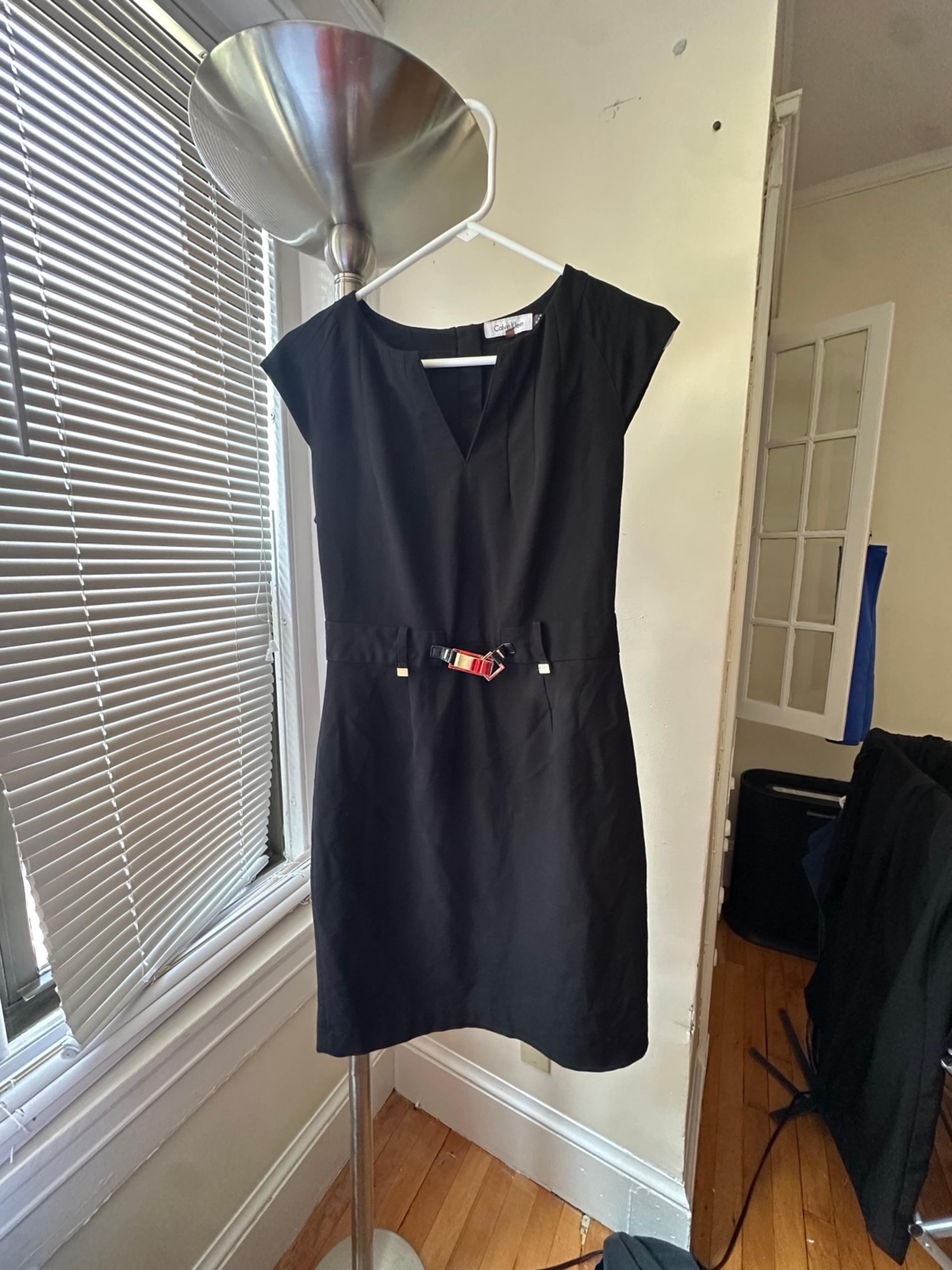 Calvin Klein Cap Sleeve Work Dress