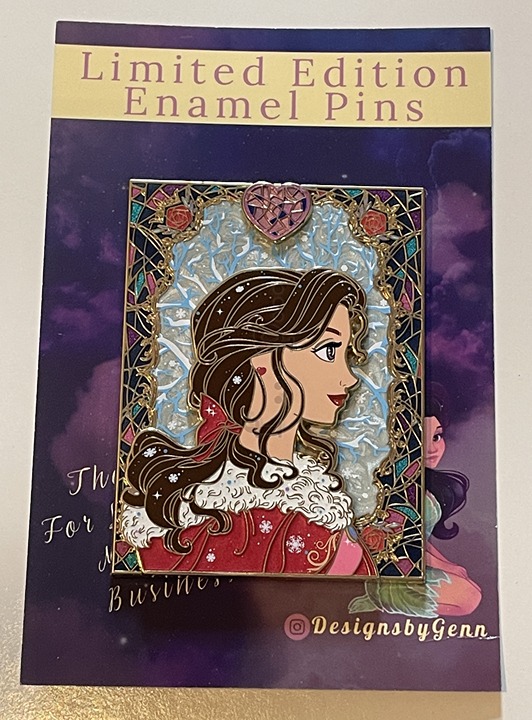 DBG Disney Fantasy Pin designsbygenn Winter Belle Beauty and the Beast LE