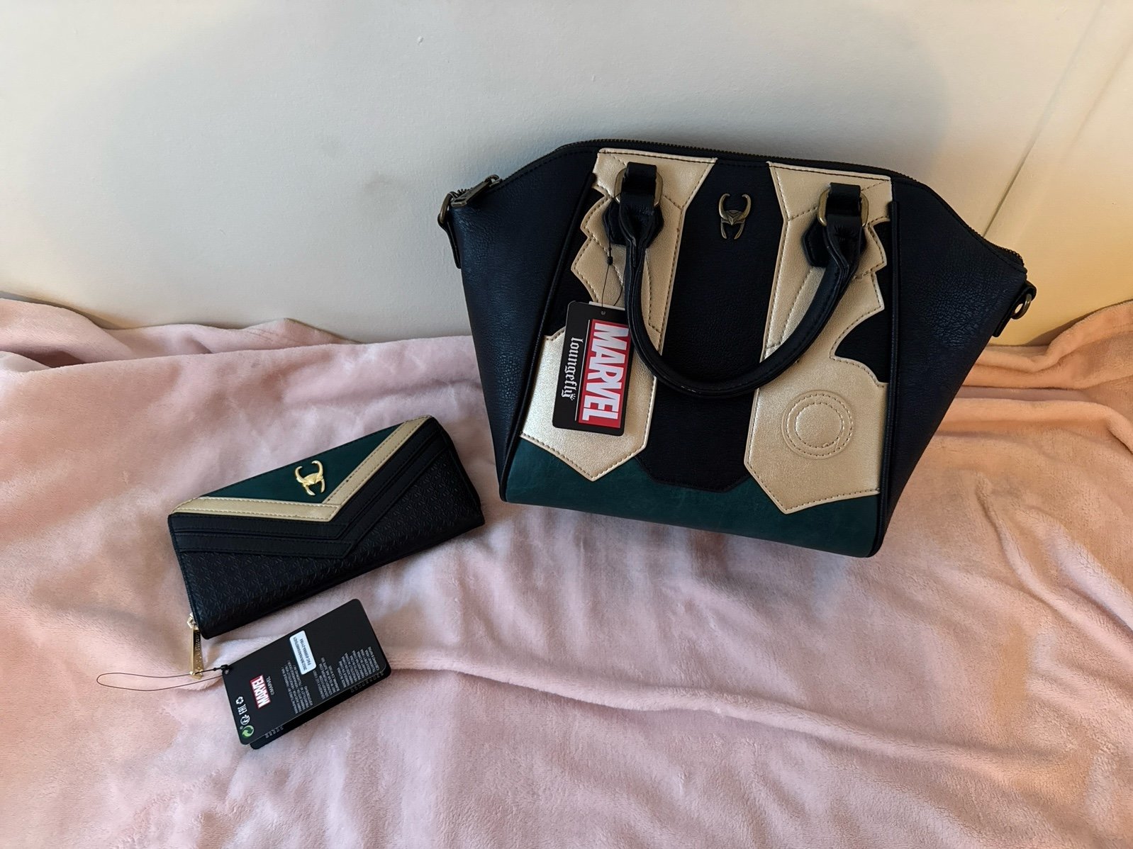 Loki Loungefly Purse and Wallet Set