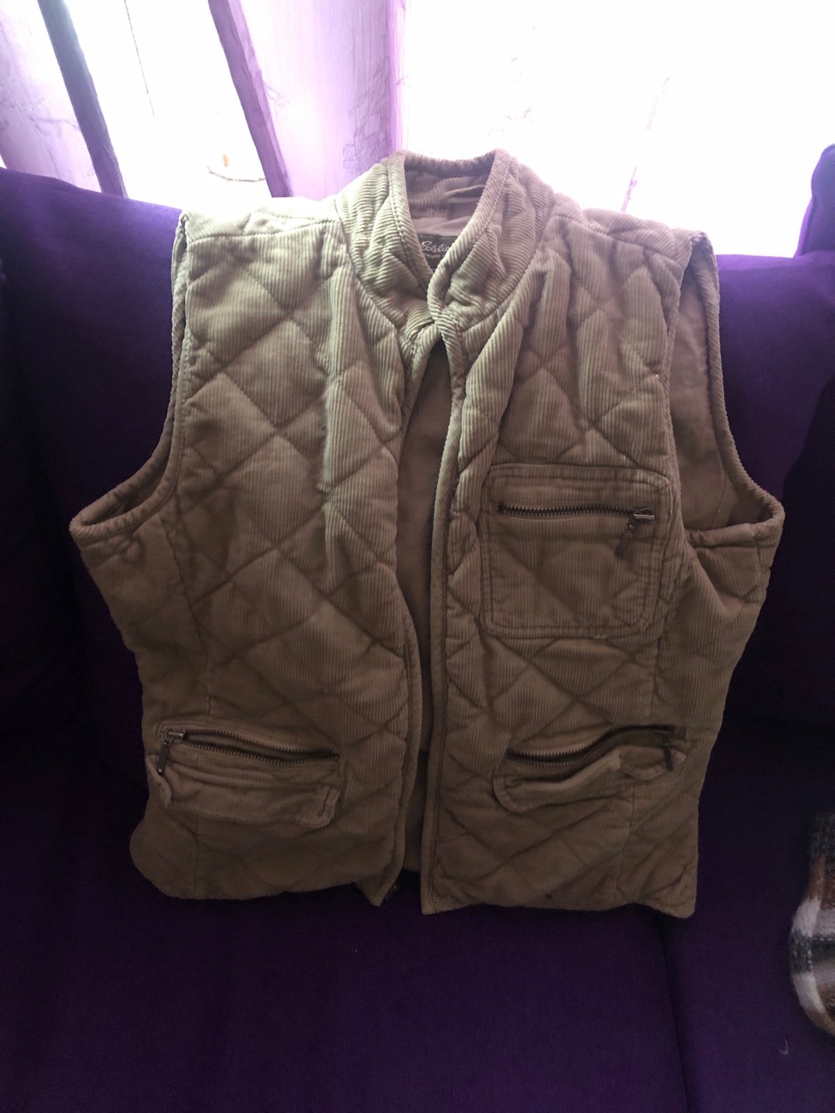 eddie bauer zipper vests