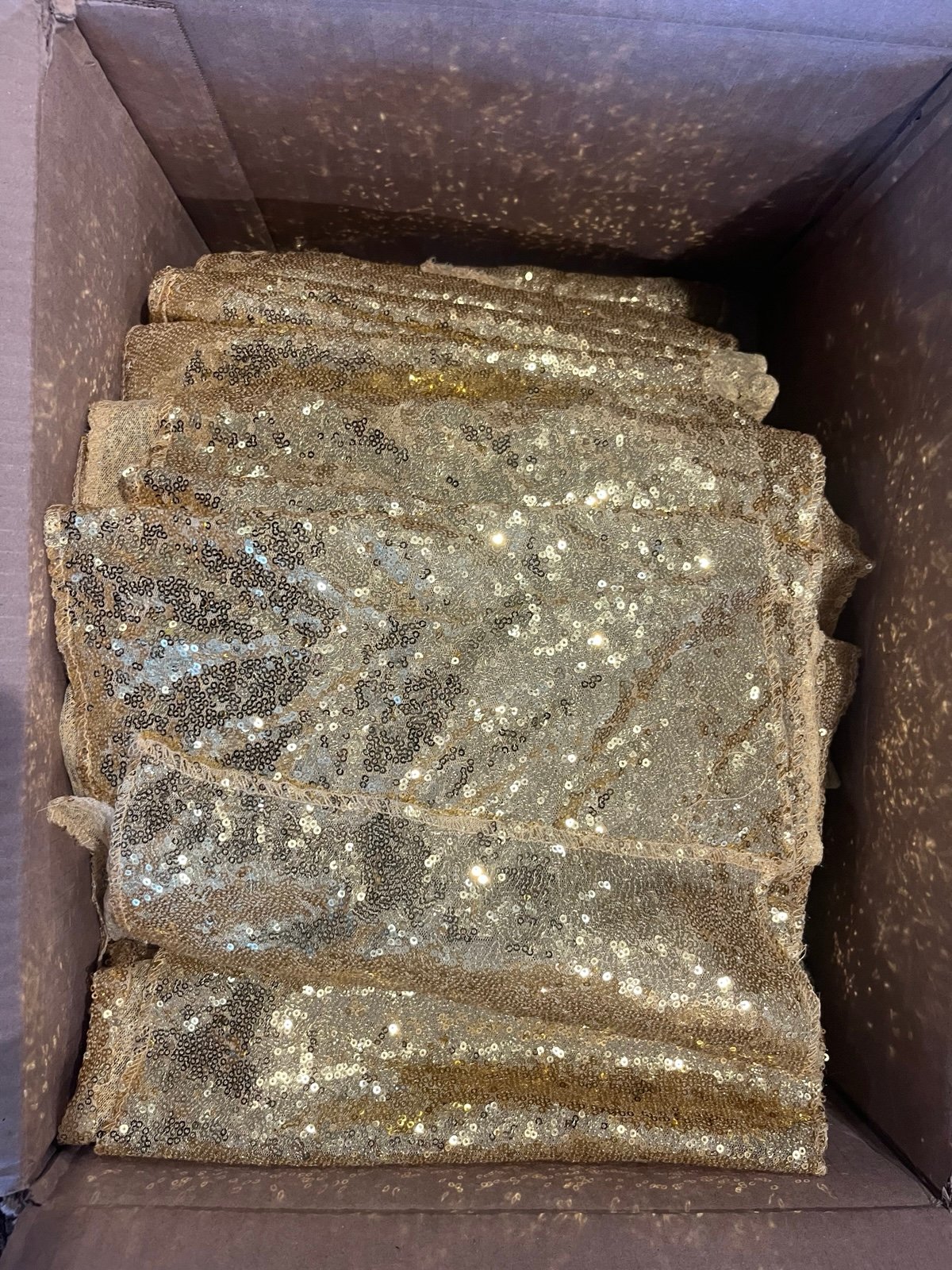 Gold Sequin Table Runners