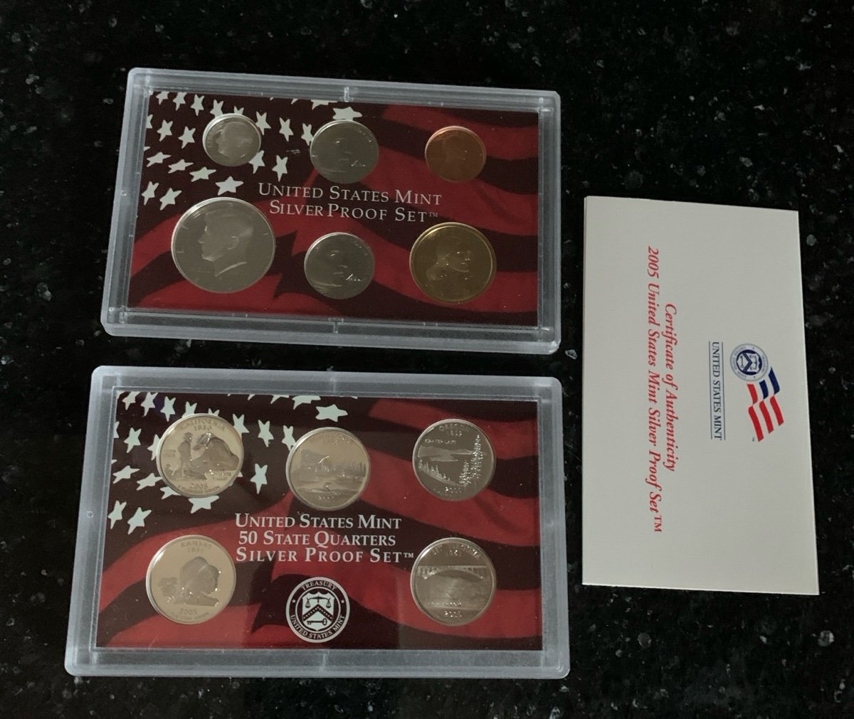 2005 U.S. Mint Silver Proof Set