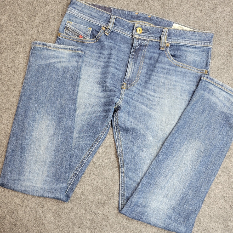 Diesel Jeans Mens 30 Thommer Slim Skinny Stretch Distressed Designer Y2K