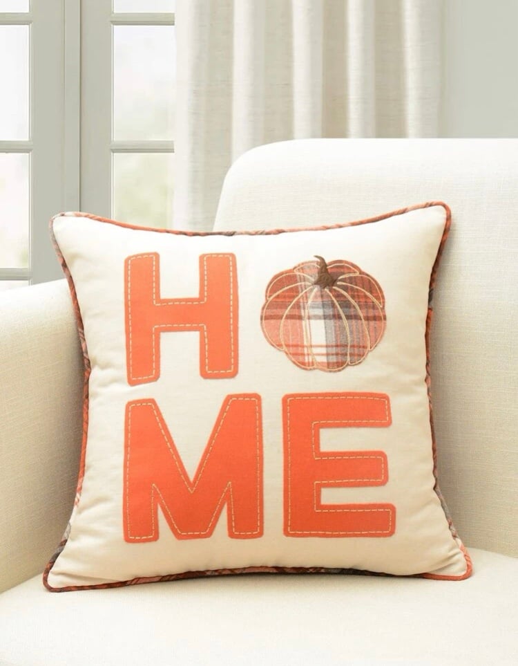 Fall home pillow cover