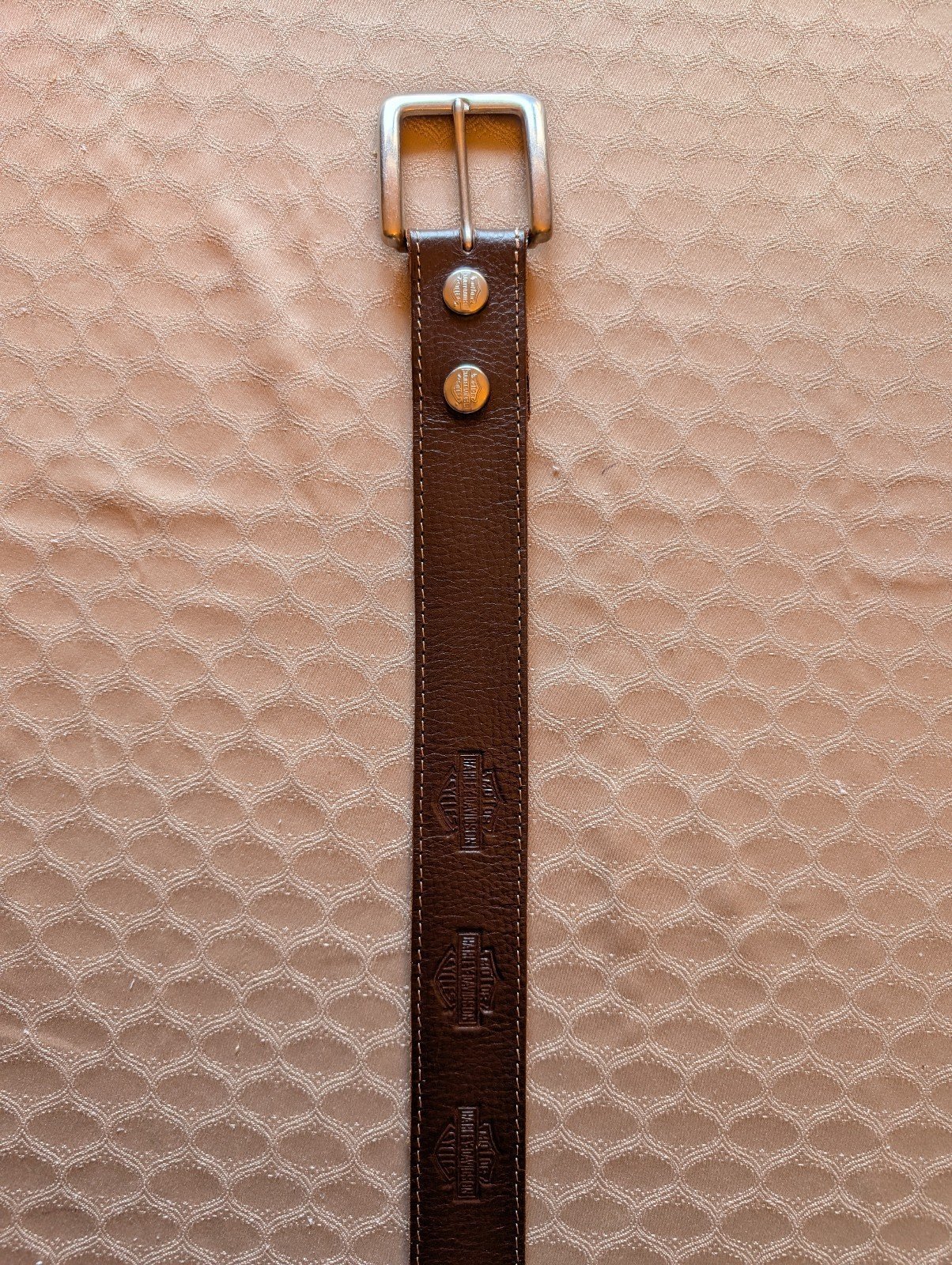 Harley-Davidson Mens Genuine Leather Belt