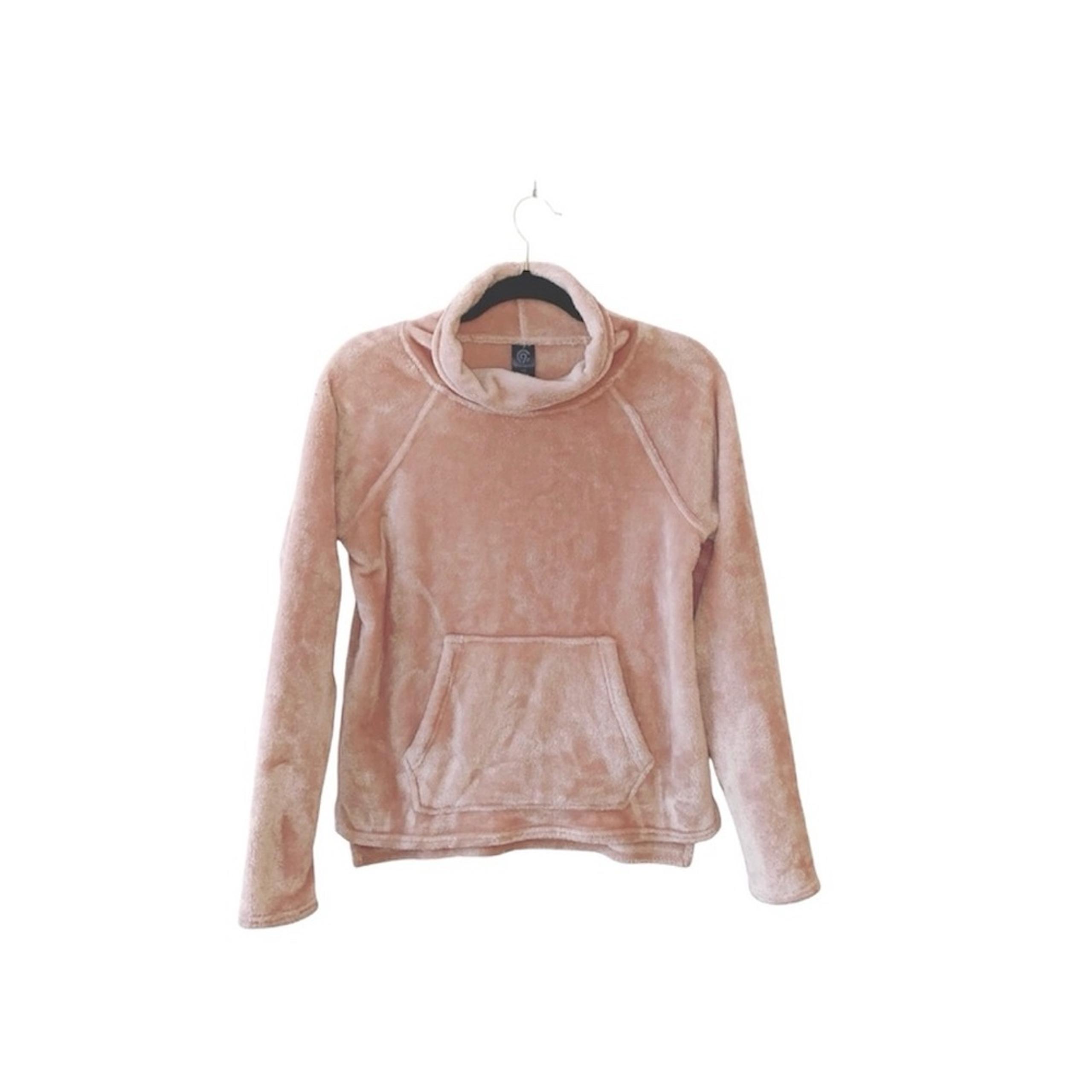 C9 by Champion Light Pink Cowl Neck Sherpa Sweatshirt Xsmall Women’s
