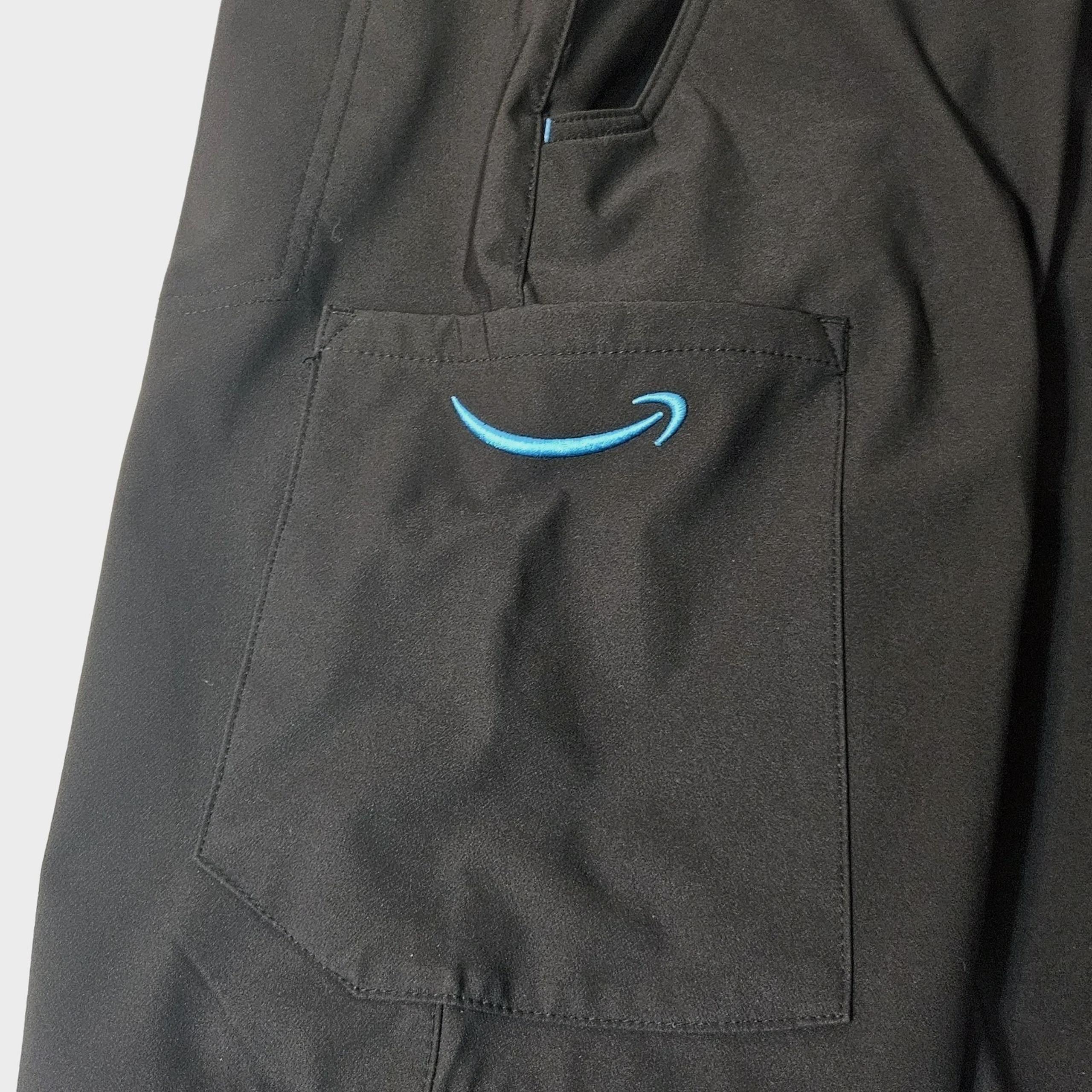 Amazon Luly Yang Shorts Men's M Black DSP Performance Stretch Workwear Employee
