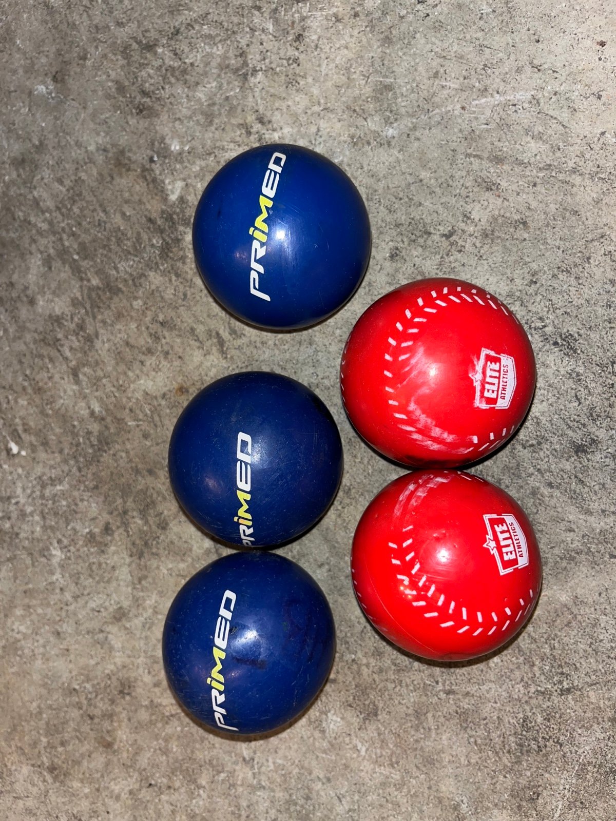 Baseball Primed weighted training baseballs 5pcs
