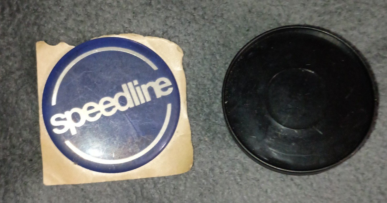 1-speedline wheel center cap with sticker NEW