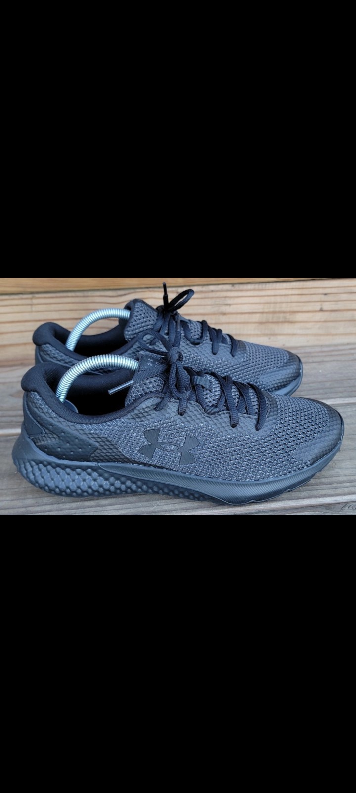 Under Armour UA Charged Pursuit 2 Black Womens Size 10 Running Shoes Comfy CLEAN