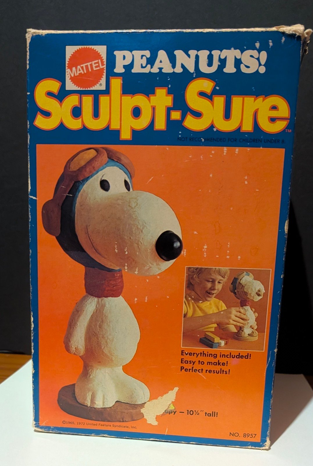 Vintage Peanuts Mattel Sculpt-Sure 1972 Toy Un-used In Box