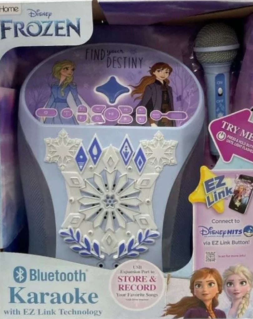 Disney Frozen Ihome ez link Bluetooth karaoke machine