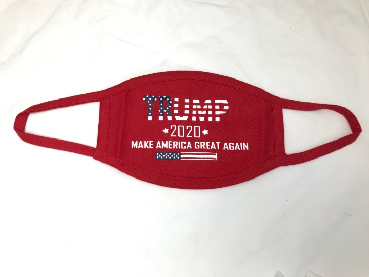 4 Red Trump 2020 America Face Covers