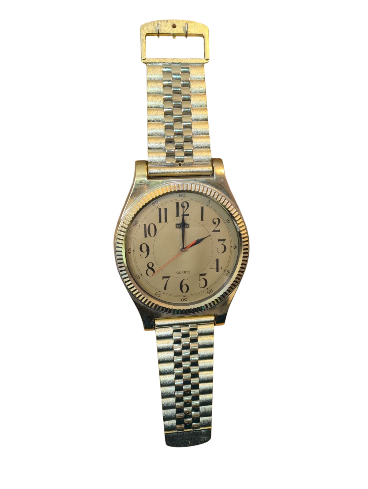 Rare Vintage Retro 80'S Man Cave Bar Ex Large Gold Wrist Watch Wall Clock GWO