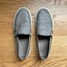 Vince Leather Slip On Taupe Gray Size 7