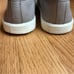 Vince Leather Slip On Taupe Gray Size 7