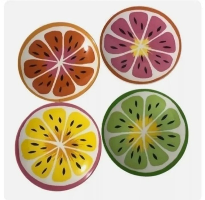 Martha Stewart Whimsy Watermelon Slices 6 Appetizer Plates Set 4 SO 2021! BNWT
