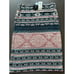 Ralph Lauren Women’s Geo-Motif Linen Cotton Pencil Skirt Pink Blue art geo Sz M