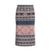 Ralph Lauren Women’s Geo-Motif Linen Cotton Pencil Skirt Pink Blue art geo Sz M