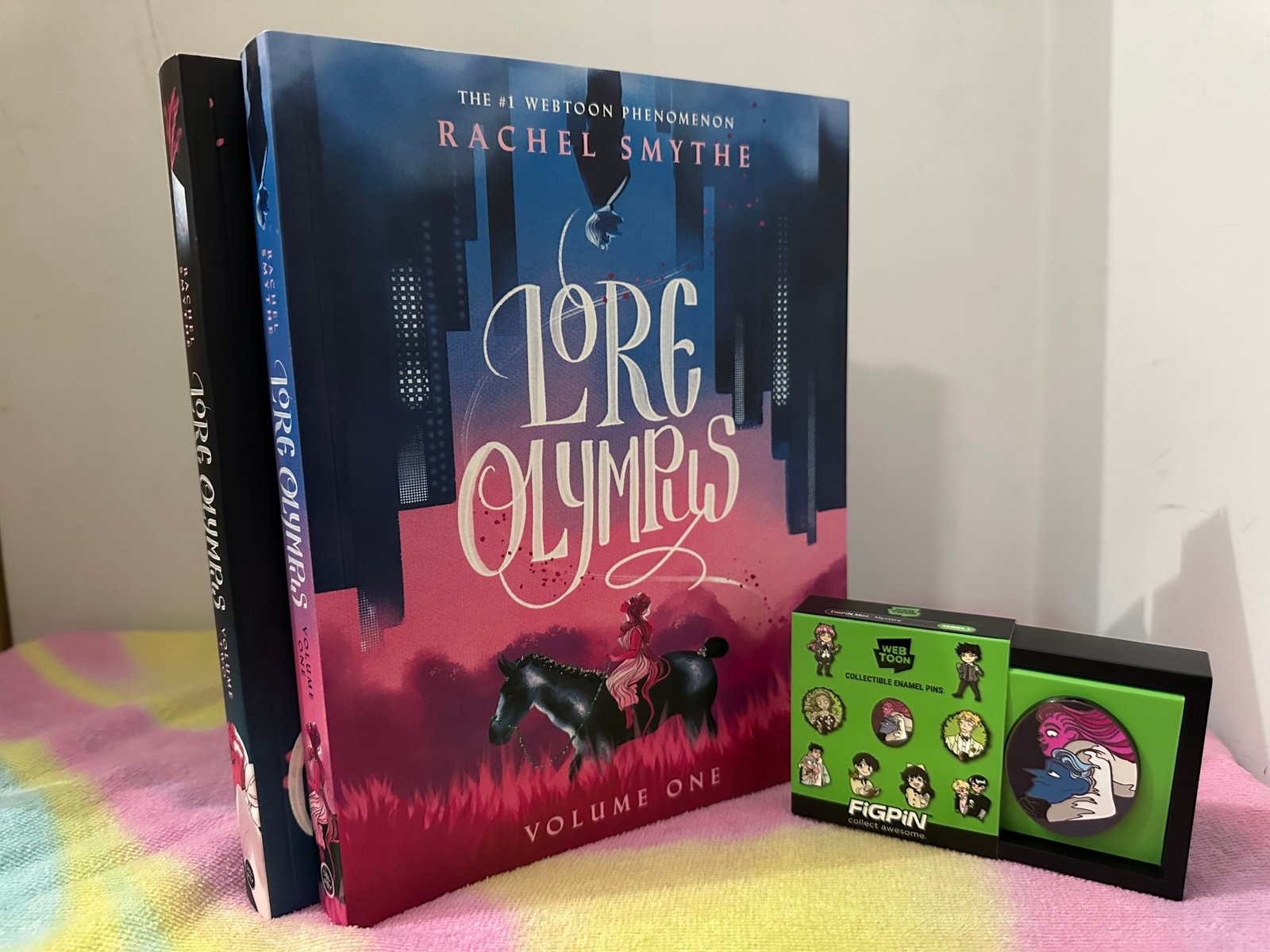 Lore Olympus volumes 1+2 & FigPin