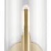 Kichler Nye 9.75 1 Light Wall Sconce, Clear Glass, Natural Brass - 52316BNB