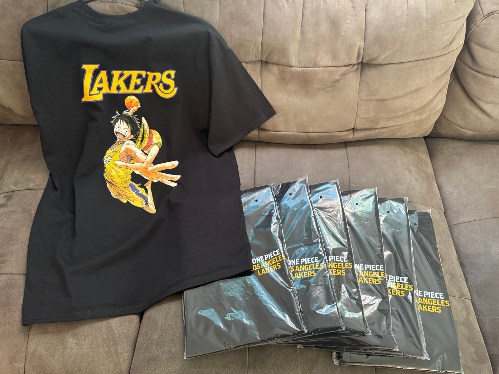 Lakers x Anime One Piece Collaboration 2.28.25