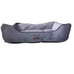 American Kennel Club Gray Herringbone Cuddler Pet Bed AKC Medium Dog Pet Bed