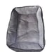 American Kennel Club Gray Herringbone Cuddler Pet Bed AKC Medium Dog Pet Bed