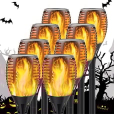 6 pack 33 LED Torch Lights Realistic Dancing Flames Lamp ABS IP65 Waterproof