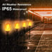 6 pack 33 LED Torch Lights Realistic Dancing Flames Lamp ABS IP65 Waterproof