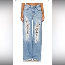 Revolve GRLFRND baggy ripped jeans