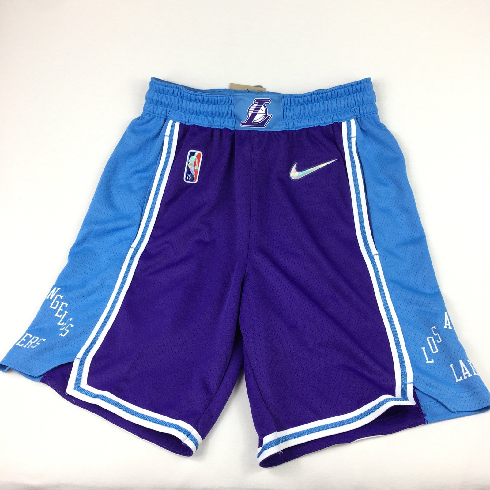 Nike Los Angeles Lakers City Edition Dri-FIT NBA Swingman Shorts Mens Size S, M