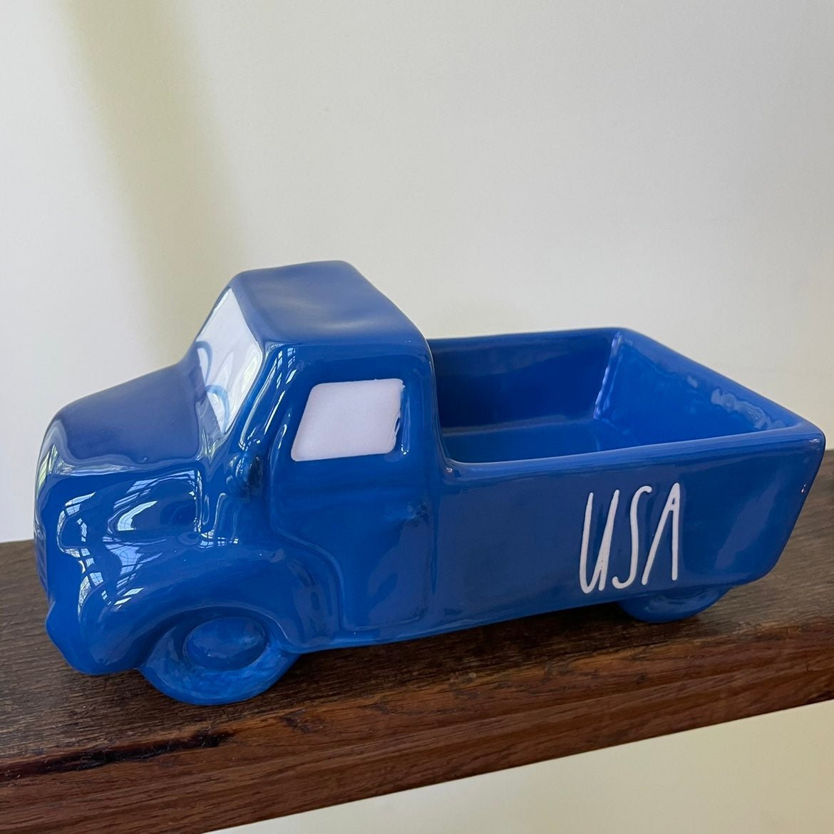Rae Dunn Patriotic Blue USA Truck