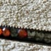AS IS KIM SEYBERT HOLIDAY BROWN GOLD CRYSTAL BEADED PLACEMAT CHARGER CENTERPIECE