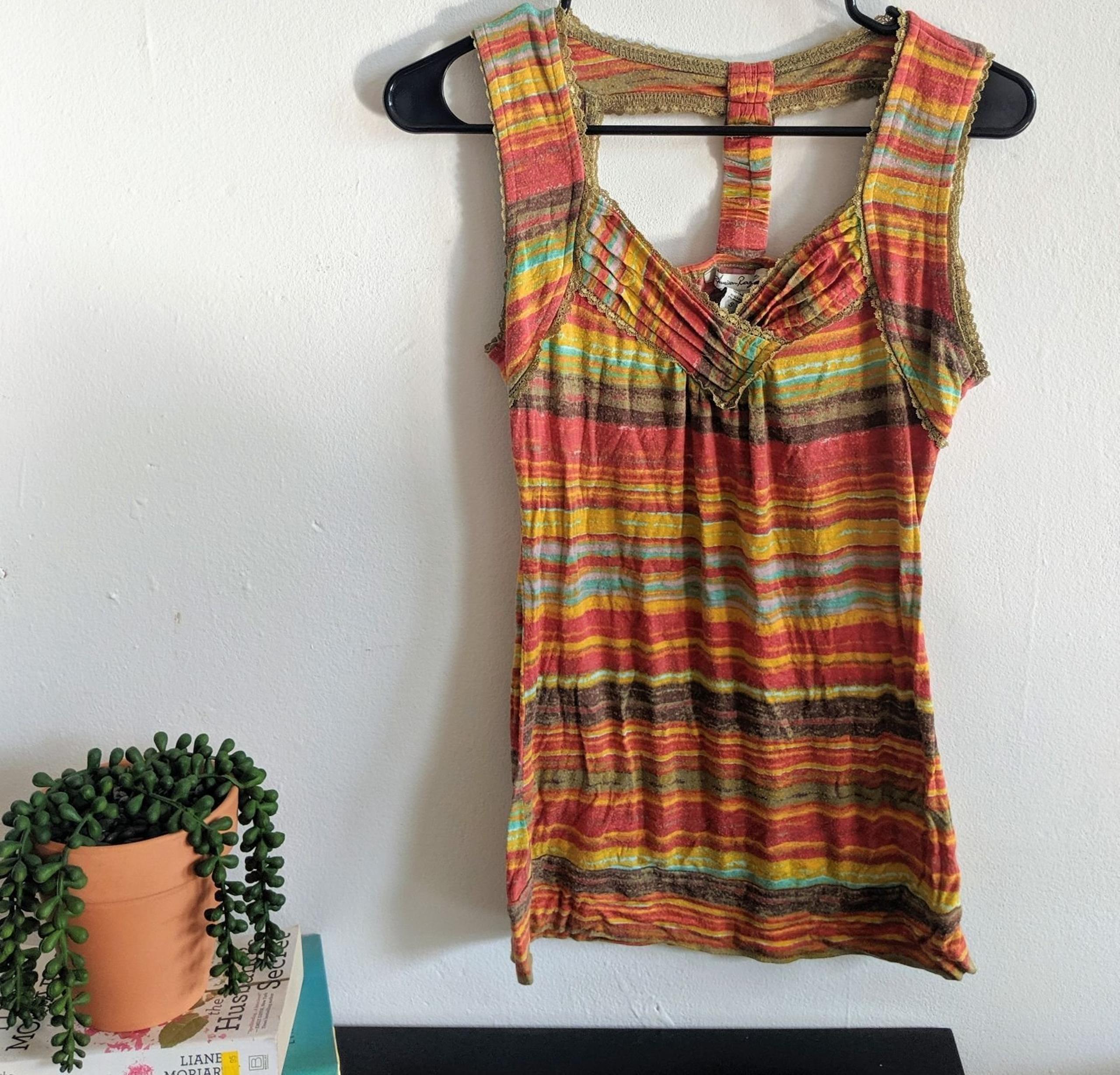 american rag cie 1984 striped tank top