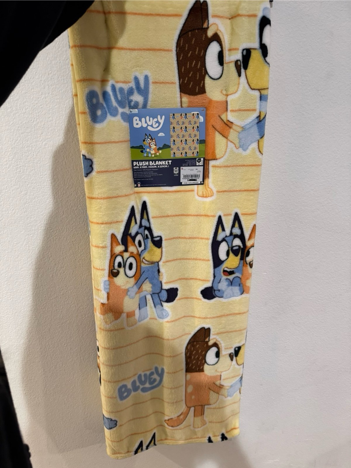 Bluey plush blanket