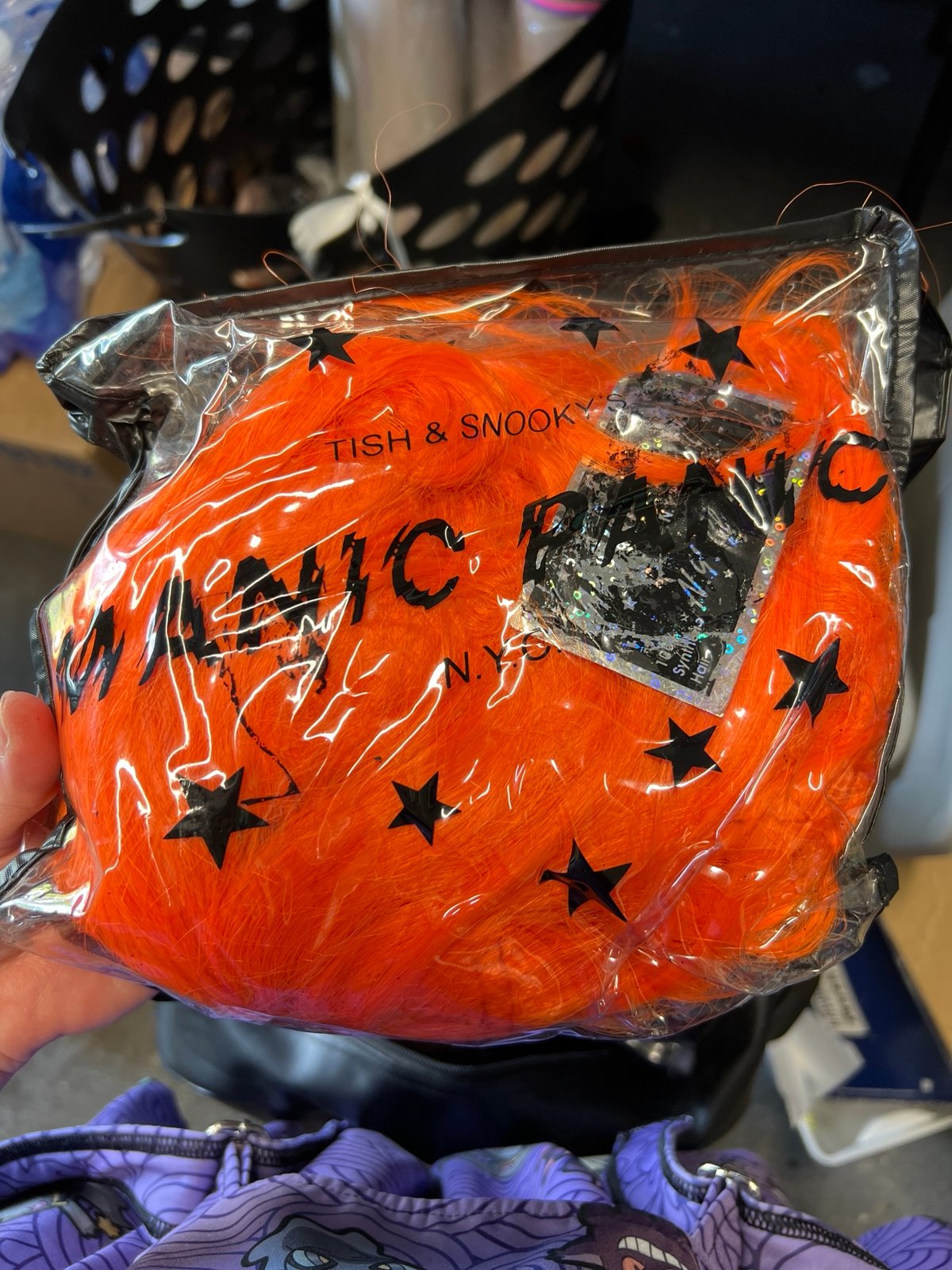 Manic panic neon orange wig from 2005-2007 cleopatra trash goddess send offers