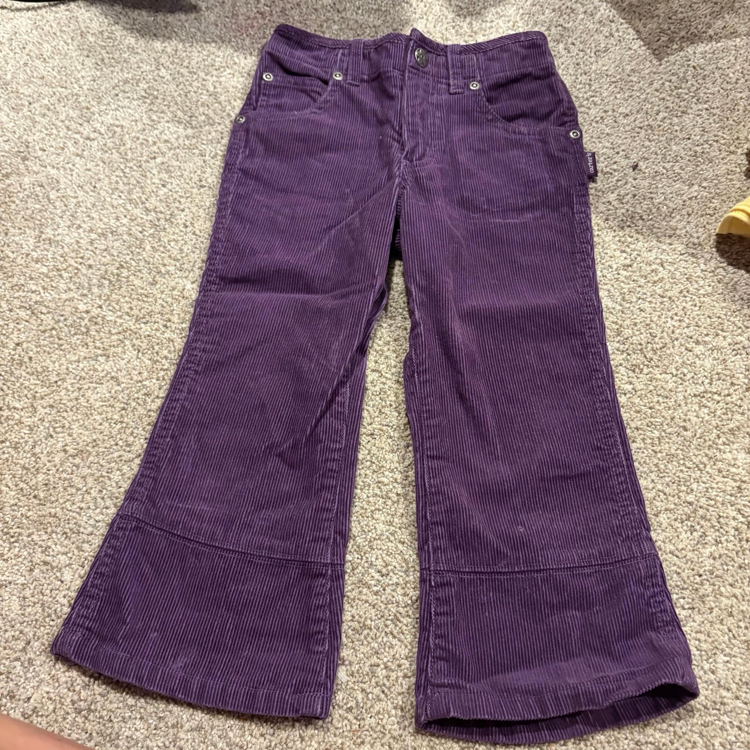 Vintage Carter Purple Corduroy Pants size 3T