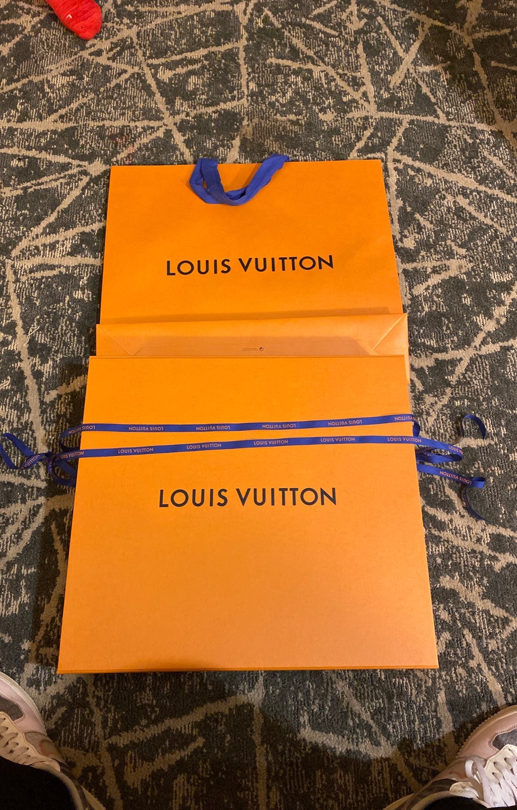 Louis Vuitton Box and Shopping bag