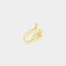 Gold Star Nose Ring Clip Cuff Jewelry Cute Rhinestone Crystal